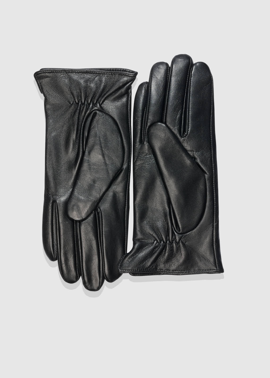 Christian Aks Classic leather gloves Gloves 9090 Black