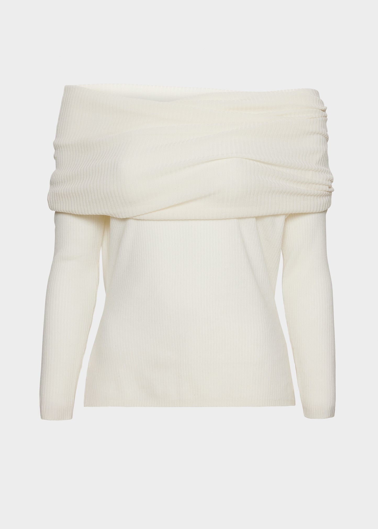 Christian Aks Delphine Merino Top Knitwear 9001 White