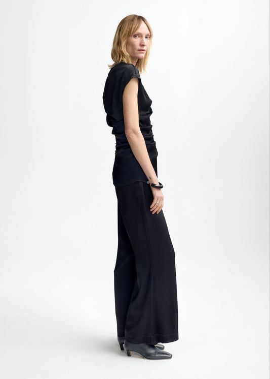 Christian Aks Vivild viscose top Knitwear 9090 Black