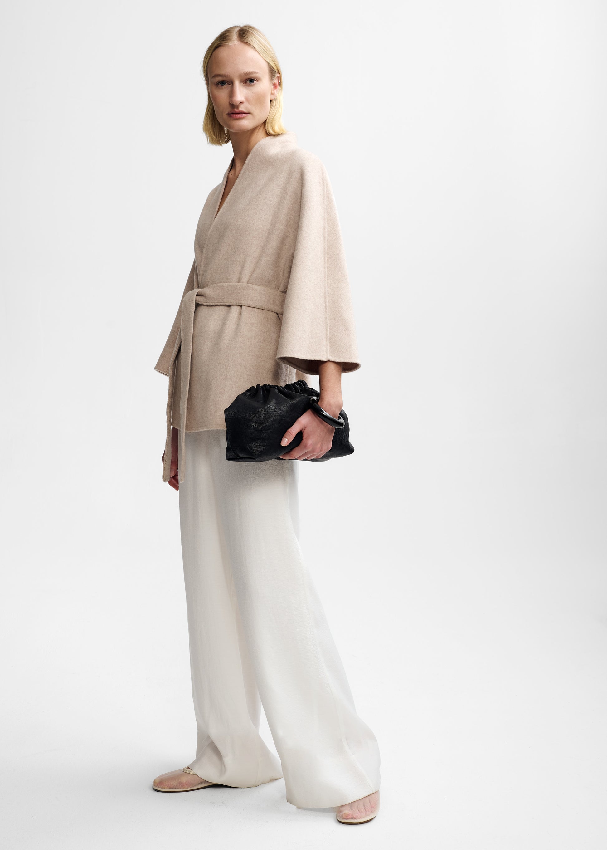 Christian Aks Akiko Wool Jacket Jackets 8020 Latte