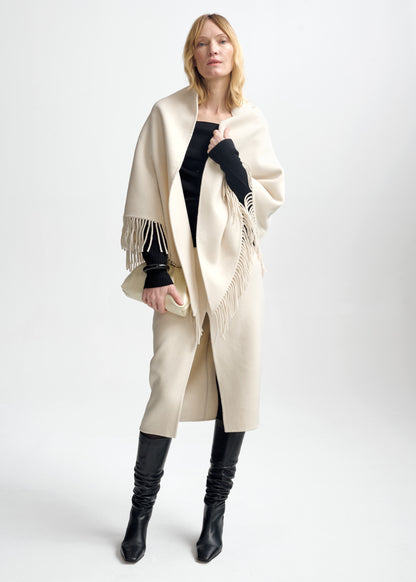 Christian Aks Alba Wool Scarf Scarfs 9003 Eggshell