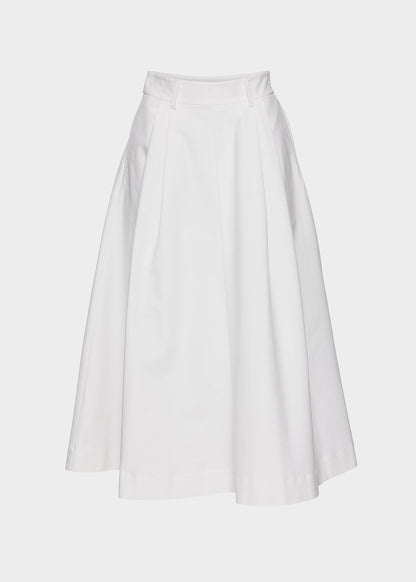 Christian Aks Anna Cotton Skirt Skirts 9001 White