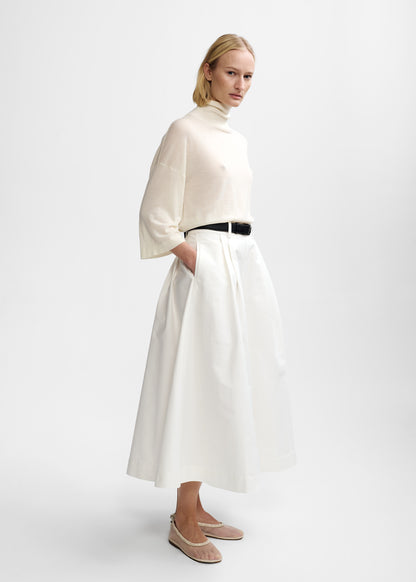 Christian Aks Anna Cotton Skirt Skirts 9001 White