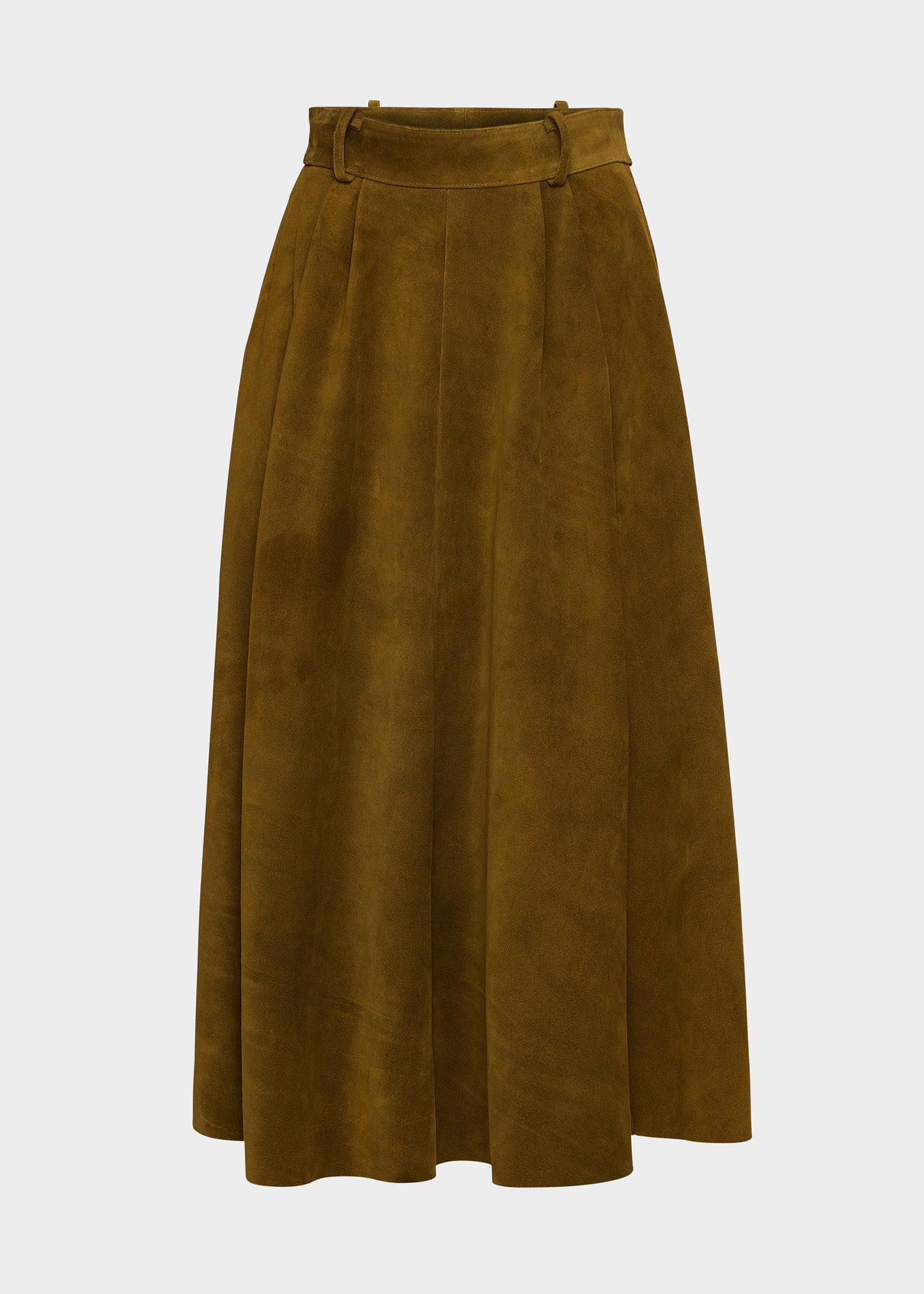 Christian Aks Anna suede skirt Skirts 7065 Moss
