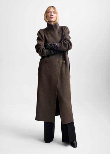 Christian Aks Carmel wool coat Coats 8069 Espresso