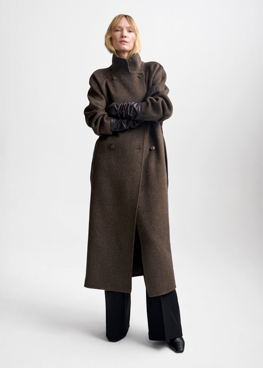 Christian Aks Carmel wool coat Coats 8069 Espresso