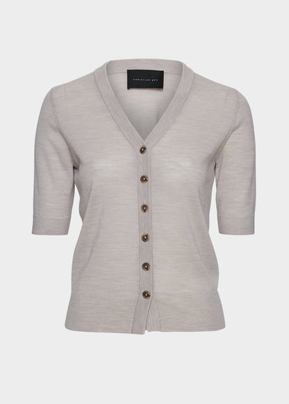 Christian Aks Daisy Merino Cardigan Knitwear 8018 Sand