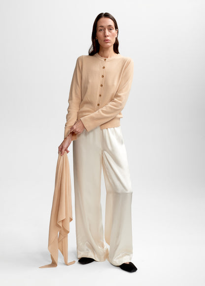 Christian Aks Diana wool cash cardigan Knitwear 9023 Vanilla