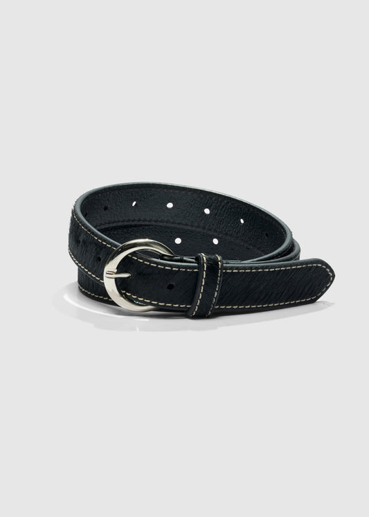 Christian Aks Jara Ponyhair Belt Belts 9090 Black