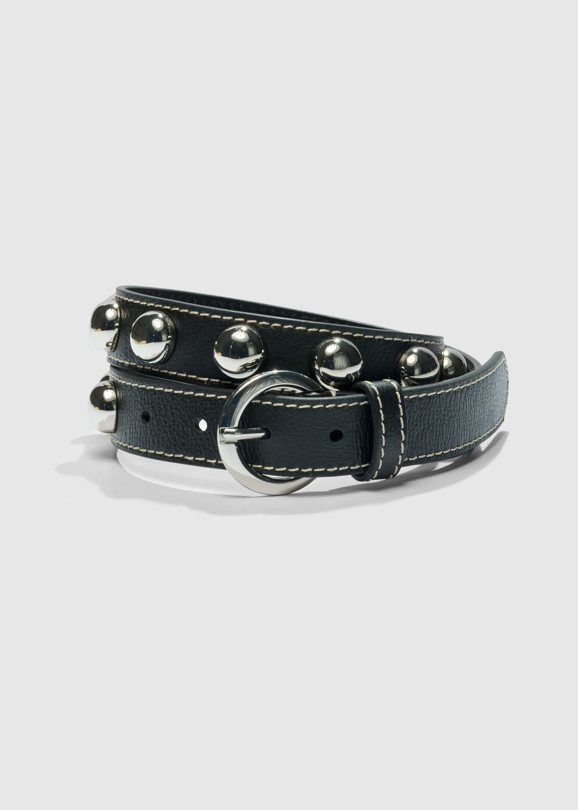 Christian Aks Jara Studed Belt Belts 9090 Black