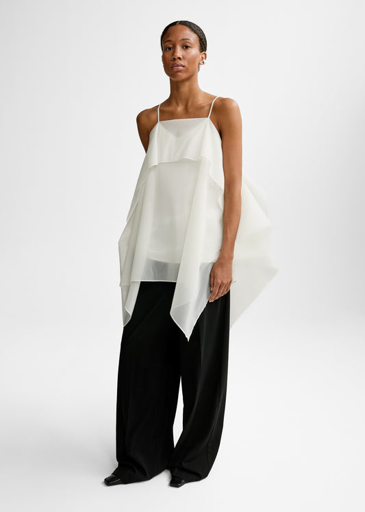 Christian Aks Josey Silk Top Tops 9001 White