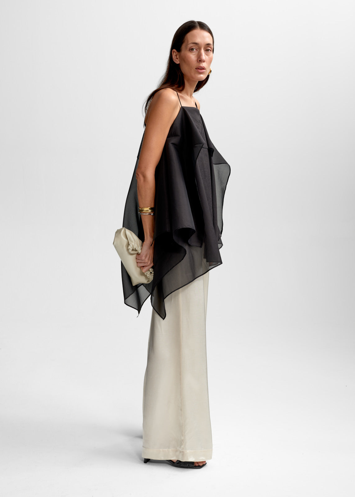 Christian Aks Josey Silk Top Tops 9090 Black