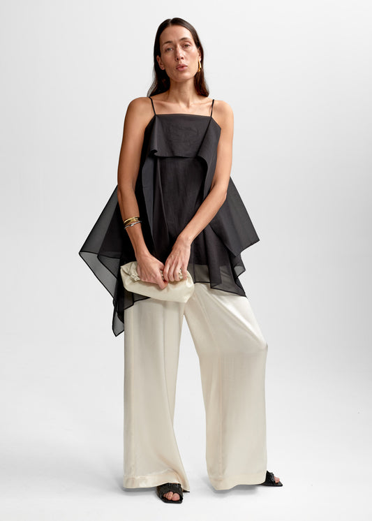 Christian Aks Josey Silk Top Tops 9090 Black