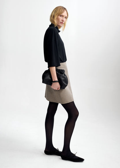 Christian Aks Kaia wool skirt Skirts 8023 Dune