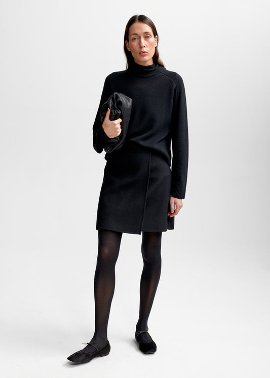 Christian Aks Kaia wool skirt Skirts 9090 Black