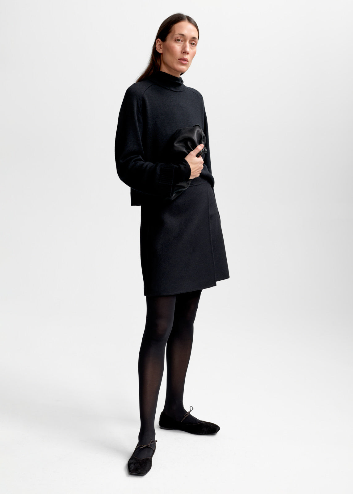 Christian Aks Kaia wool skirt Skirts 9090 Black