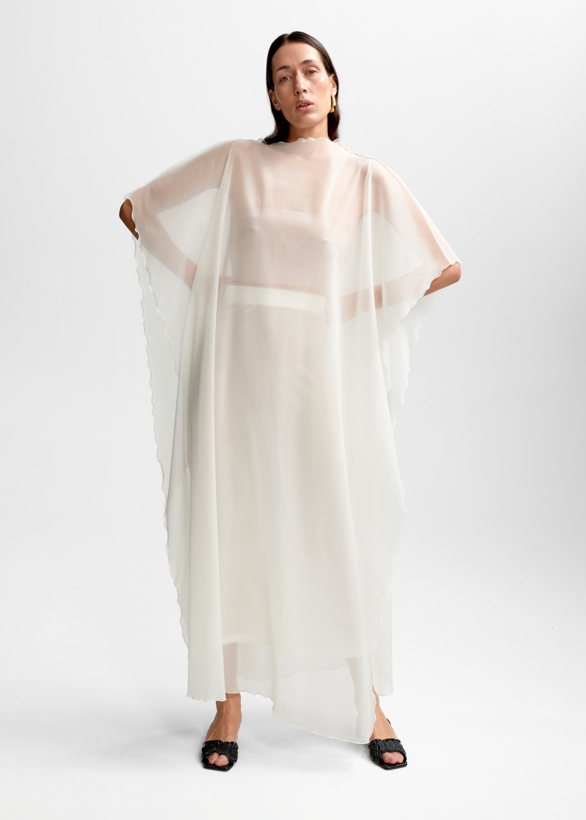 Christian Aks Leah Silk Top Tops 9001 White