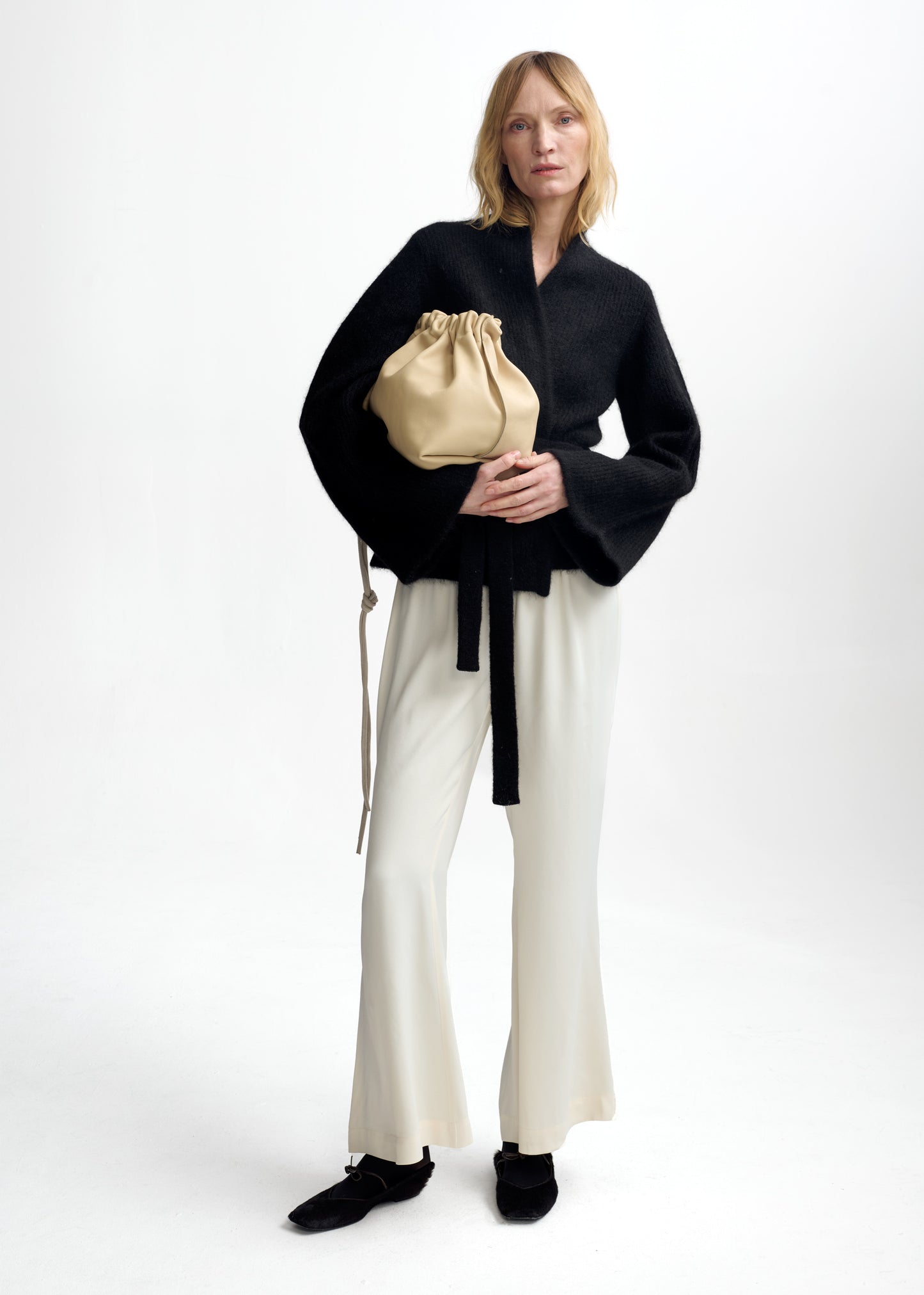 Christian Aks Lila Mohair Cardigan Knitwear 9090 Black