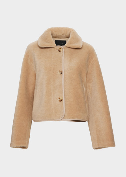 Christian Aks Lula lamb fur jacket Jackets 8017 Beige