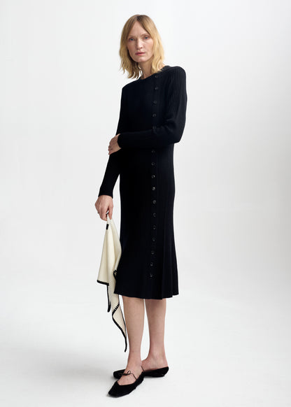 Christian Aks Mima Merino Dress Dresses 9090 Black