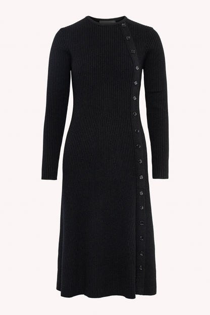 Christian Aks Mima Merino Dress Dresses 9090 Black
