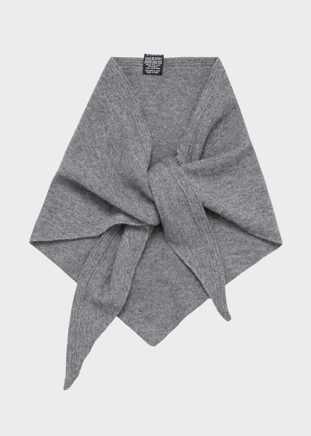 Christian Aks Mina Merino Scarf Scarfs 9053 M. Grey Mel