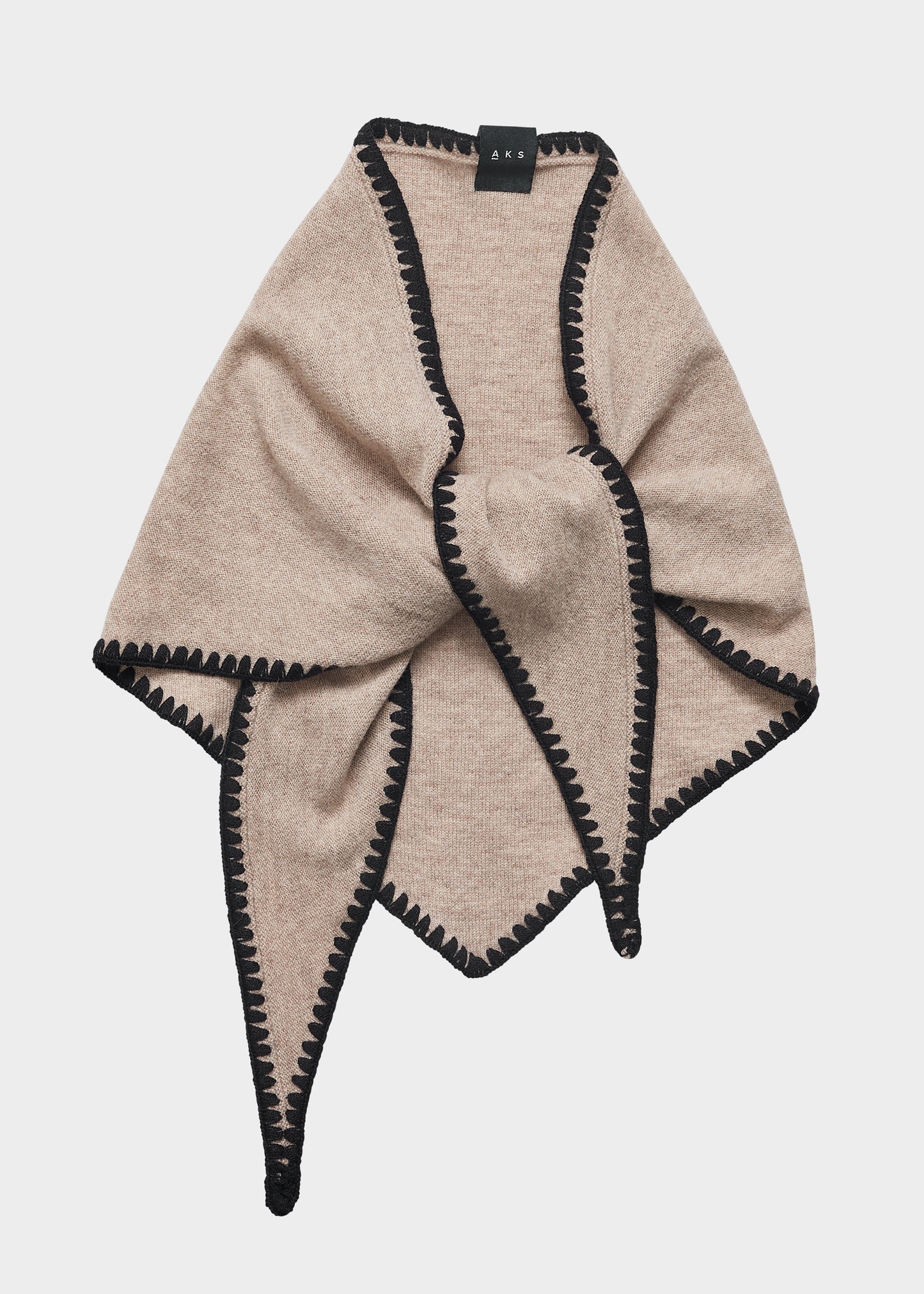 Christian Aks Mina Stitched Merino Scarf Scarfs 8019 Desert