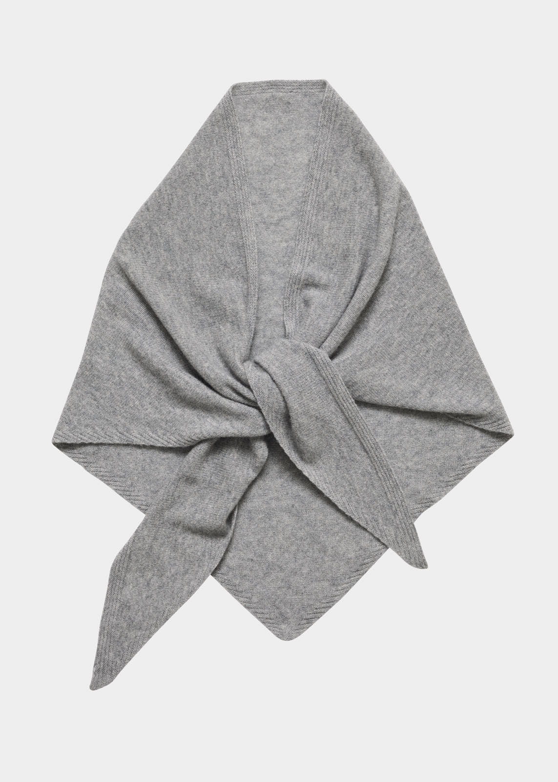 Christian Aks Mira Wool Cash Scarf Scarfs 9053 M. Grey Mel