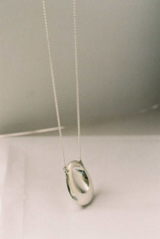 Christian Aks Monolith Necklace large Necklace 0003 Silver