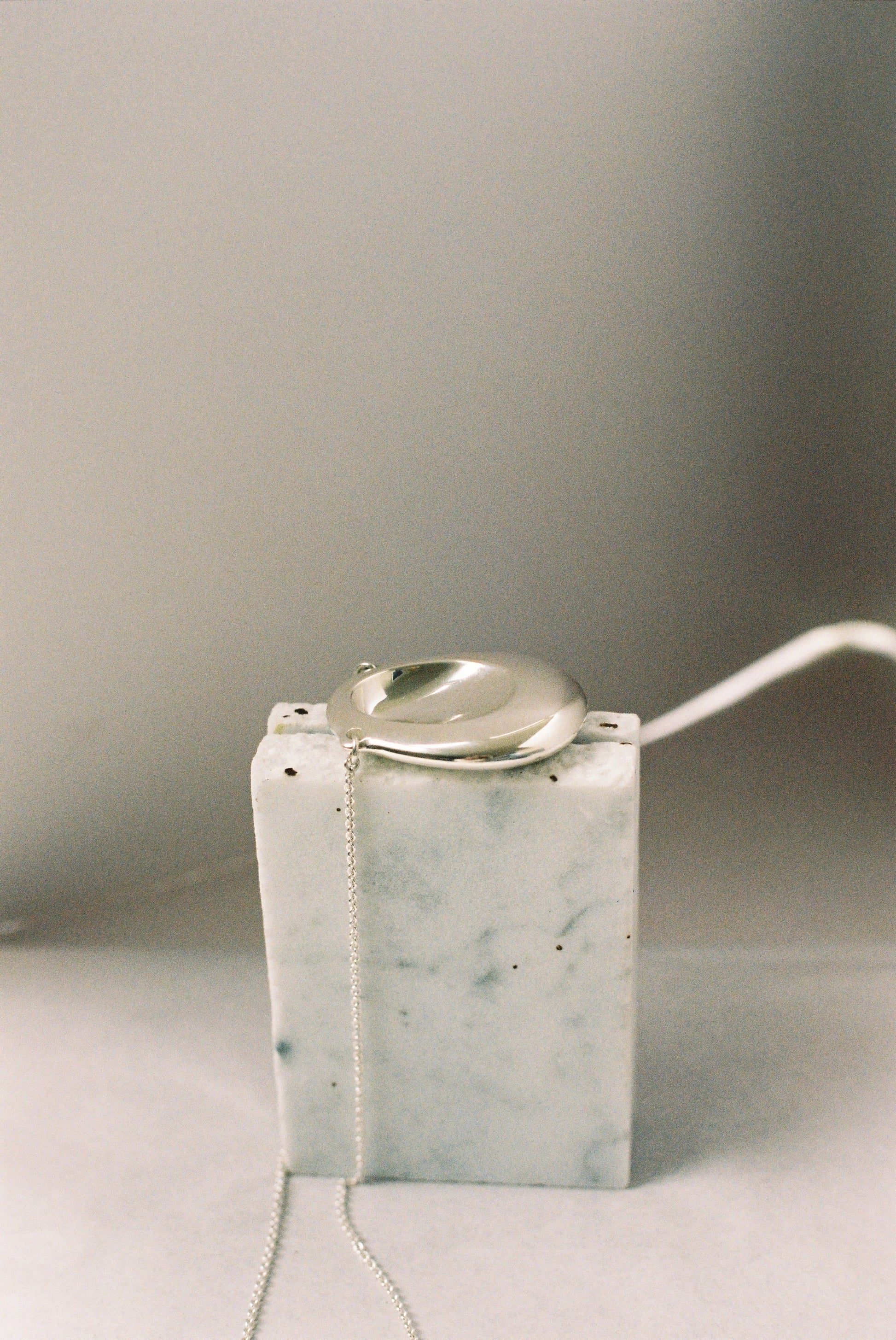 Christian Aks Monolith Necklace large Necklace 0003 Silver