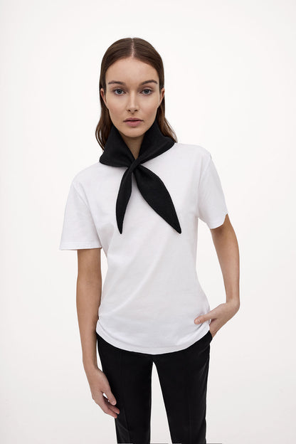 Christian Aks Noah Wool Scarf Scarfs 9090 Black