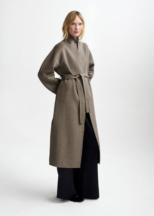 Christian Aks Petra wool coat Coats 8068 Wood
