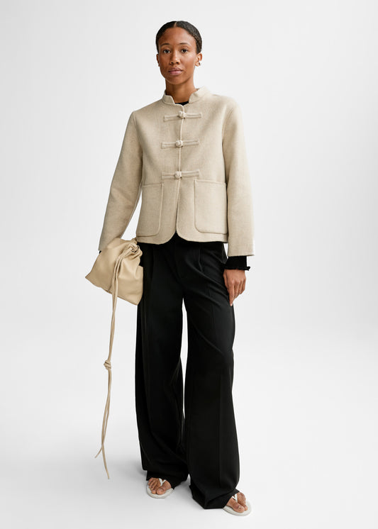 Christian Aks Phoebe Wool Jacket Jackets 8012 Wheat