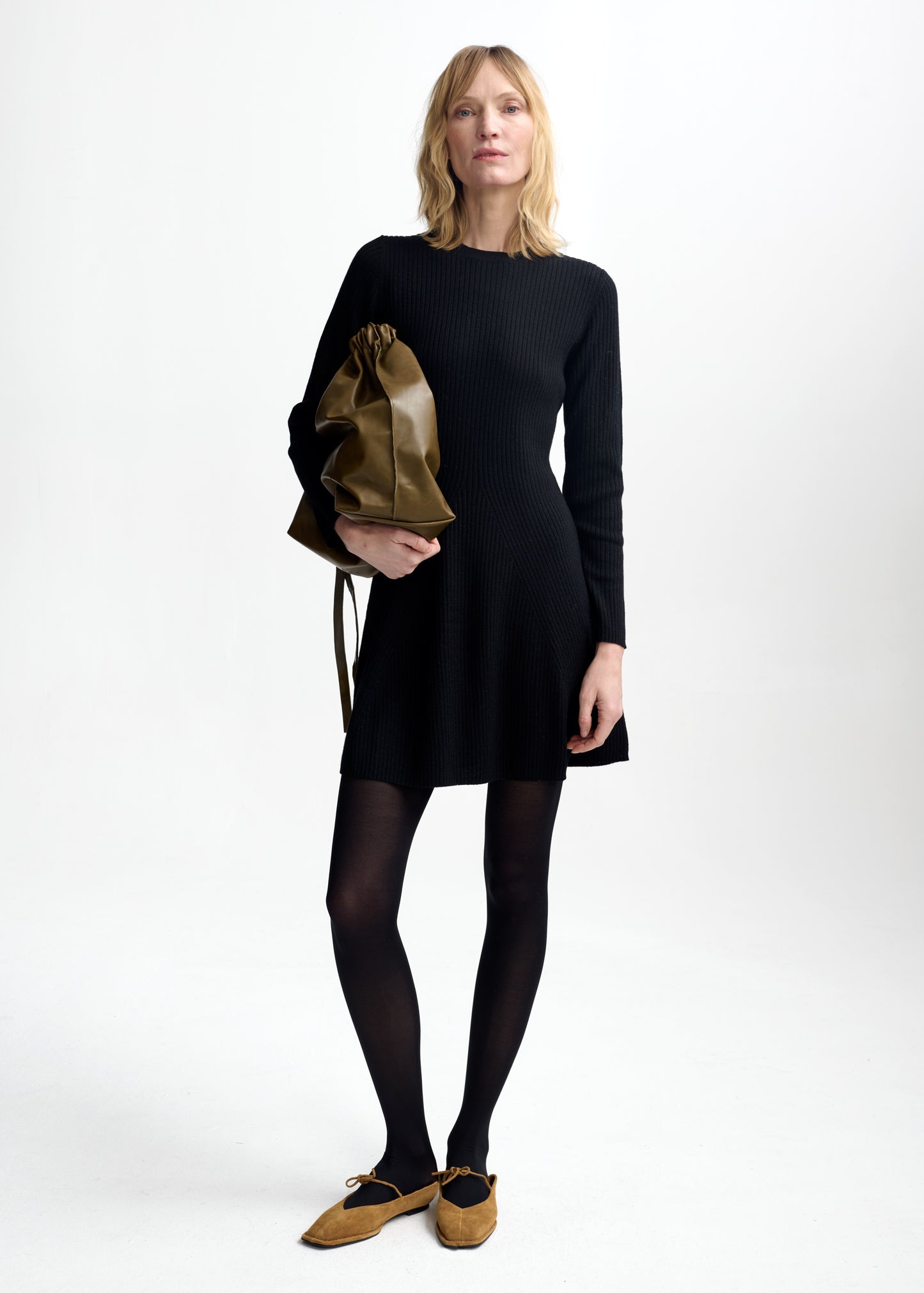 Christian Aks Rachel Merino Dress Dresses 9090 Black