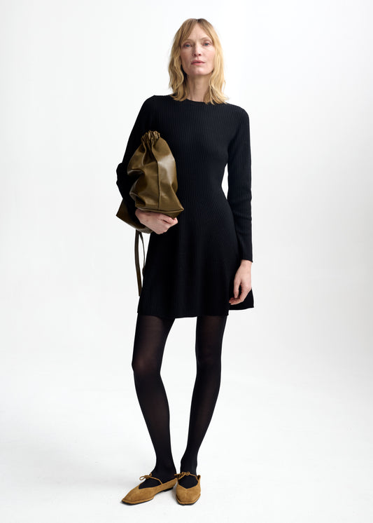 Christian Aks Rachel Merino Dress Dresses 9090 Black