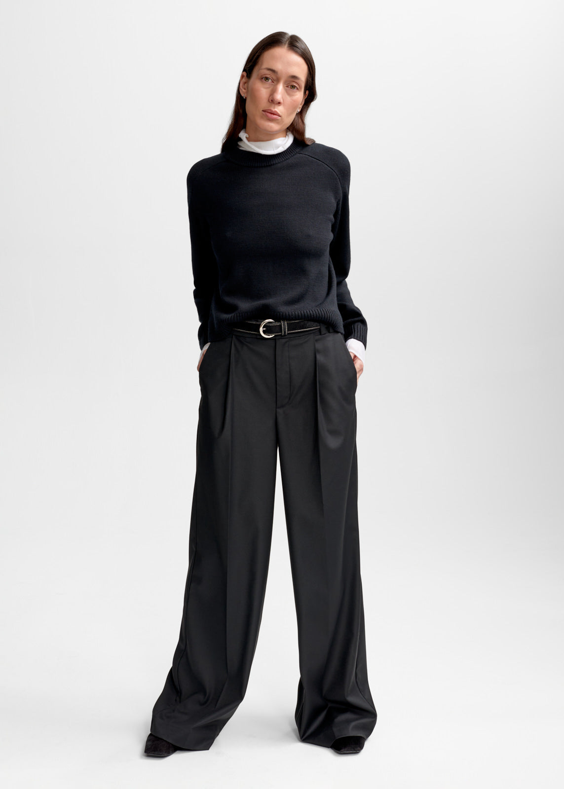 Christian Aks Rina Merino Sweater Knitwear 9090 Black