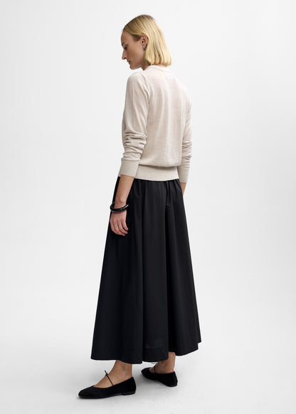 Christian Aks Rose Merino Cardigan Knitwear 8018 Sand