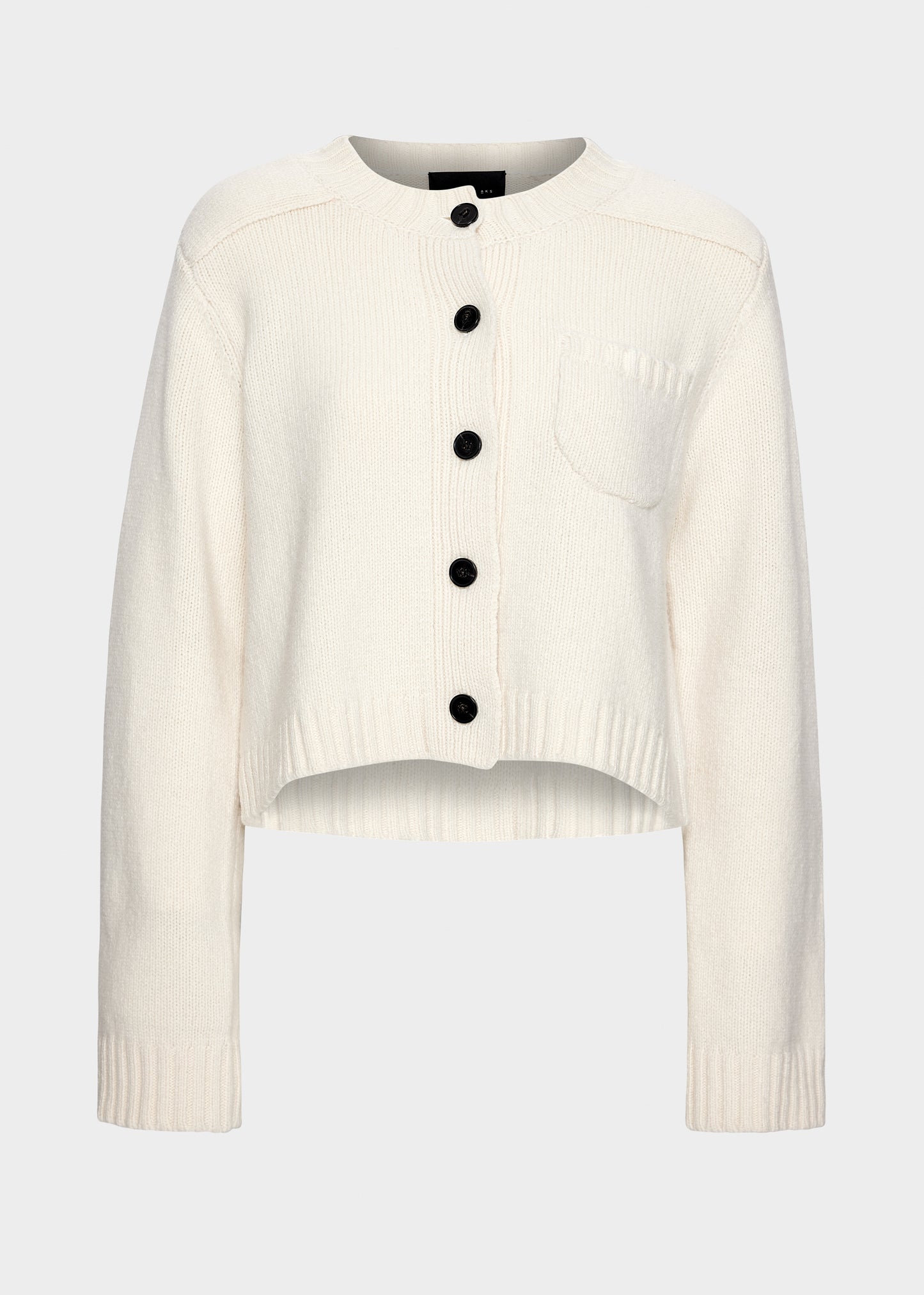 Christian Aks Sadie Merino Cardigan Knitwear 9003 Eggshell