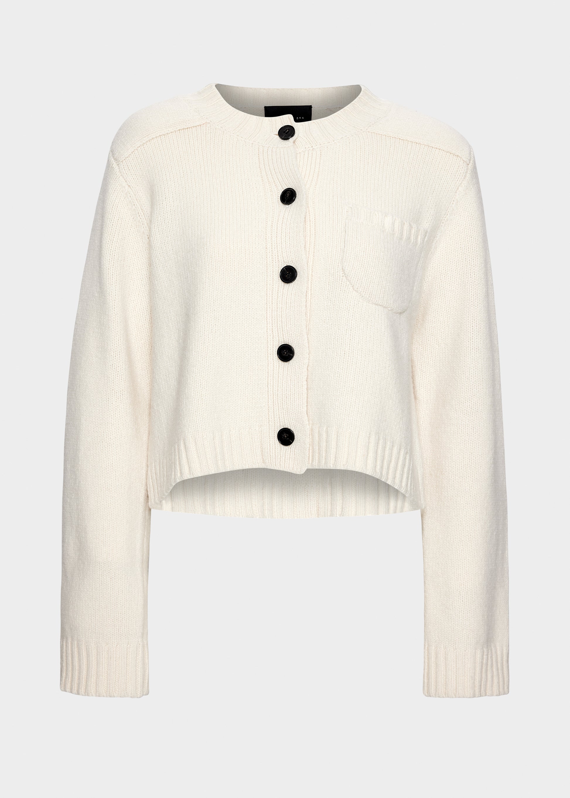 Christian Aks Sadie Merino Cardigan Knitwear 9003 Eggshell