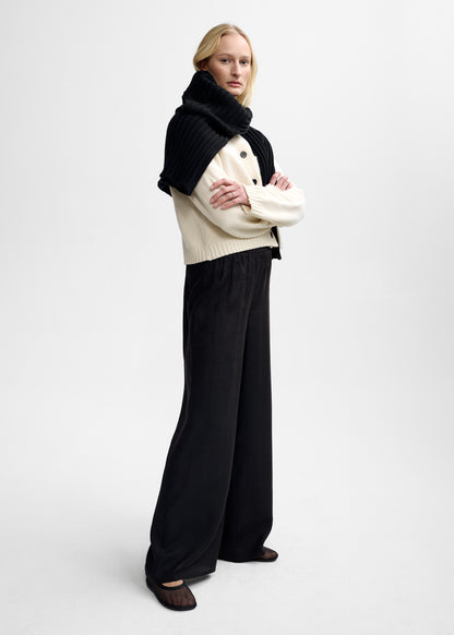 Christian Aks Sadie Merino Cardigan Knitwear 9003 Eggshell