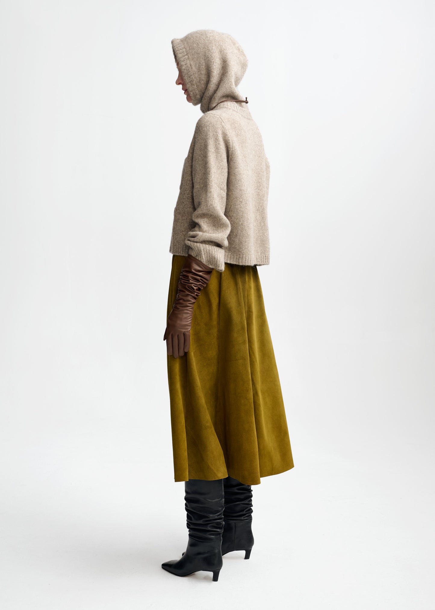 Christian Aks Sadie Yak Cardigan Knitwear 7047 Sherpa