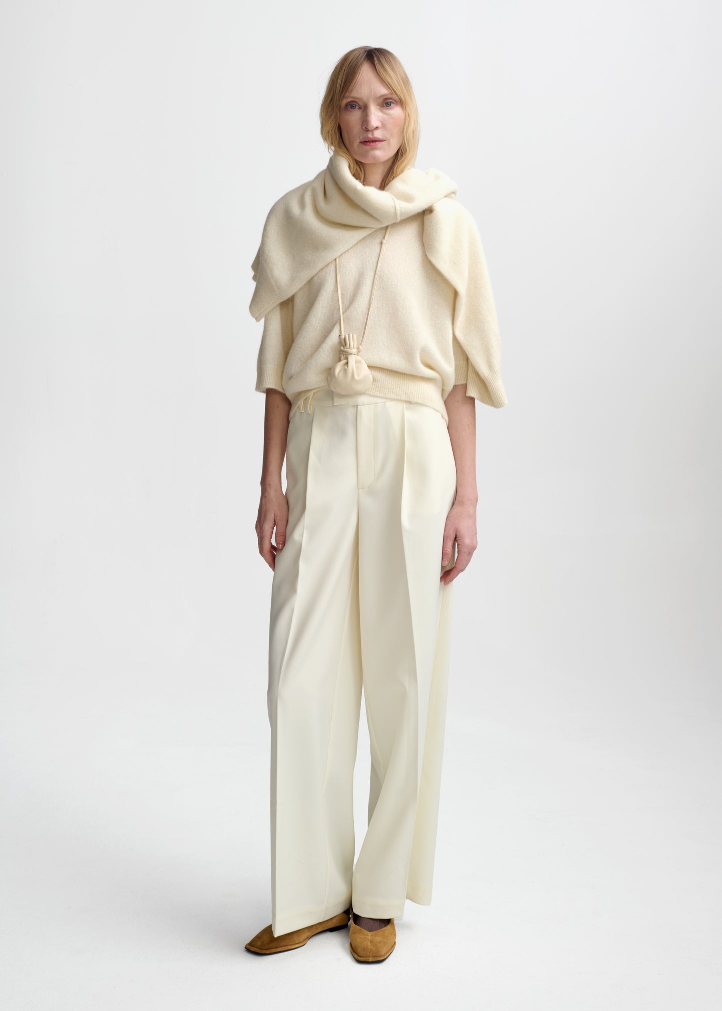 Christian Aks Sharon Trouser Trousers 9003 Eggshell