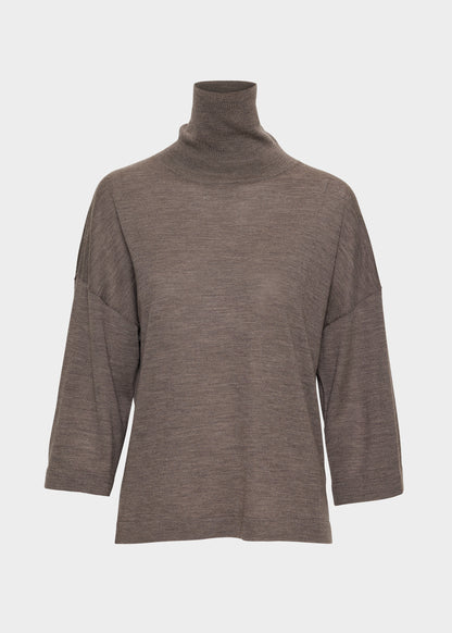 Christian Aks Tia Merino Knit Knitwear 8068 Wood