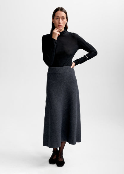 Christian Aks Valeria Merino Skirt Skirts 9080 Charcoal