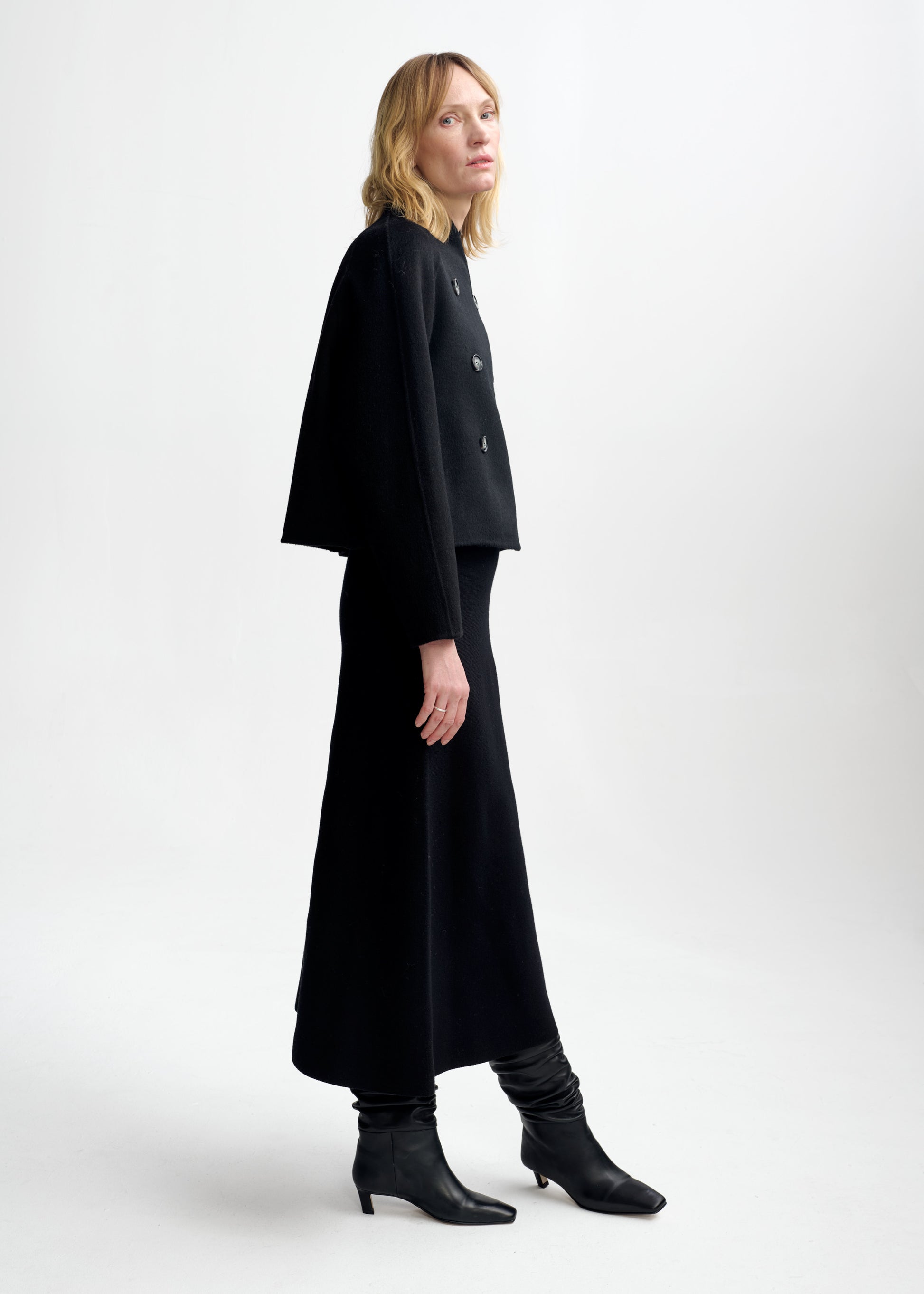 Christian Aks Valeria Merino Skirt Skirts 9090 Black