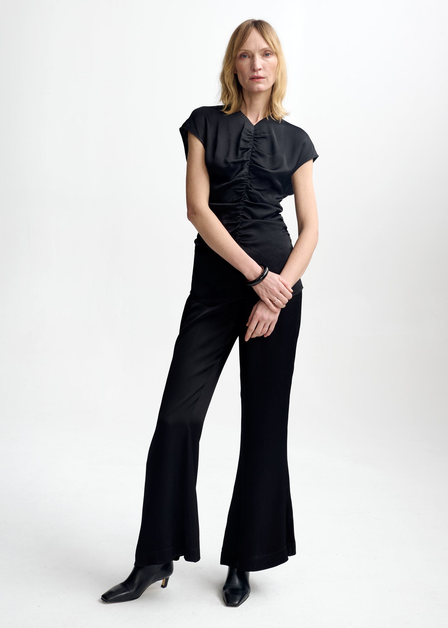 Christian Aks Vesper Viscose Trouser Trousers 9090 Black