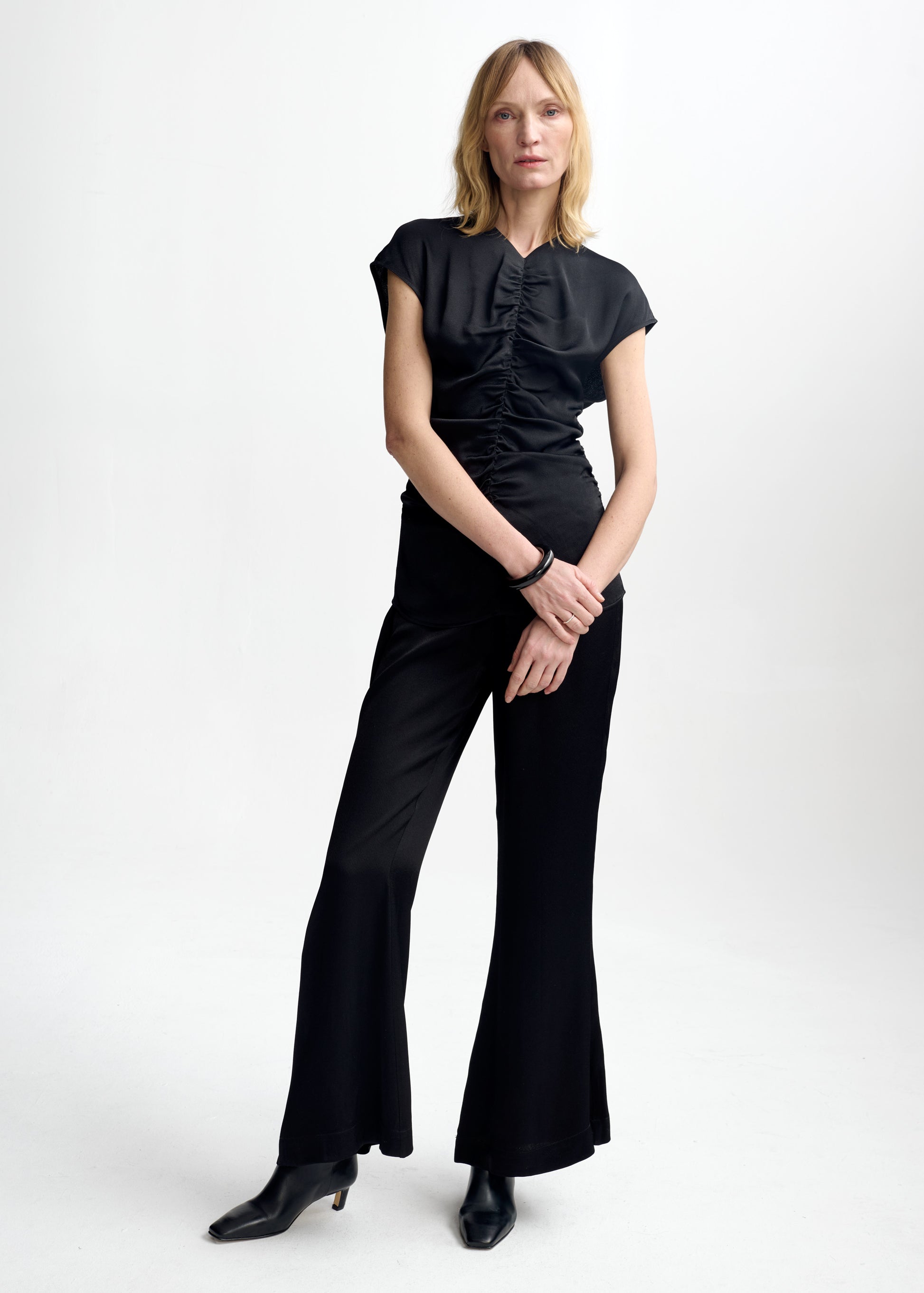 Christian Aks Vesper Viscose Trouser Trousers 9090 Black