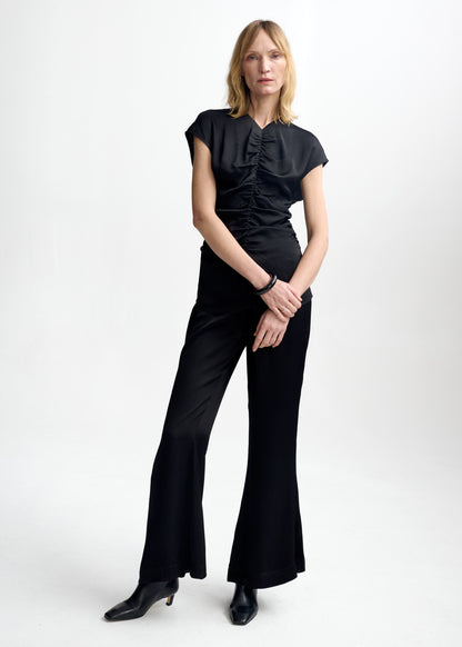 Christian Aks Vivild viscose top Knitwear 9090 Black