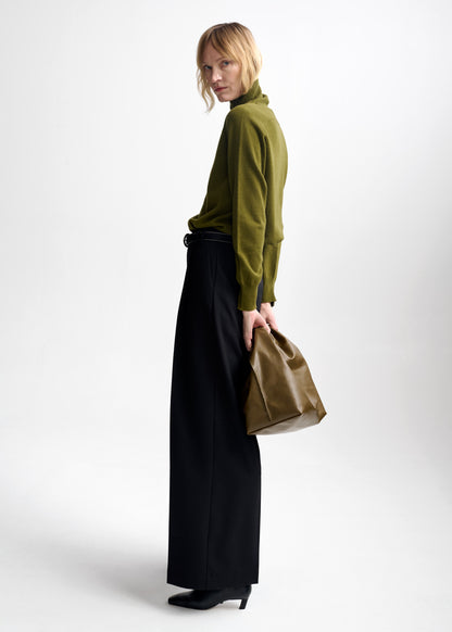 Christian Aks Zina wool cash turtleneck Knitwear 7070 Hunter