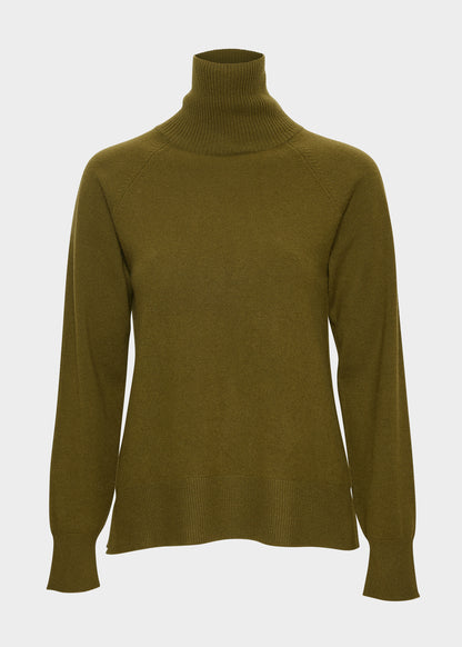 Christian Aks Zina wool cash turtleneck Knitwear 7070 Hunter